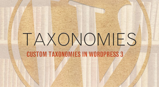 Custom Taxonomies